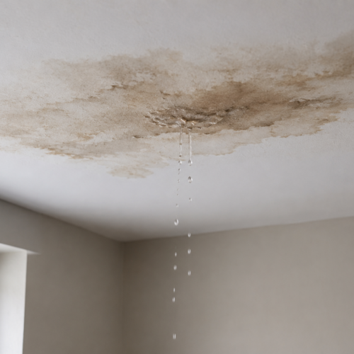 Plafond waterlekkage